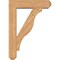 Ekena Millwork Funston Craftsman Smooth Bracket w/ Offset Brace, Western Red Cedar, 7 1/2"W x 30"D x 42"H BKT0806X30X42FST04SWR - alternate 2
